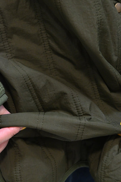 ≪SALE≫Knit & Quilted Collarless Outerwear