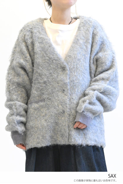 ブークレニットVネックカーディガン