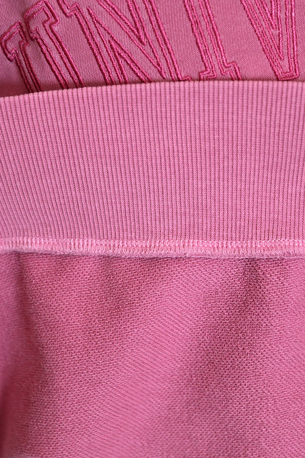 ≪SALE≫College Embroidery Pigment Brushed Fleece Sweatshirt