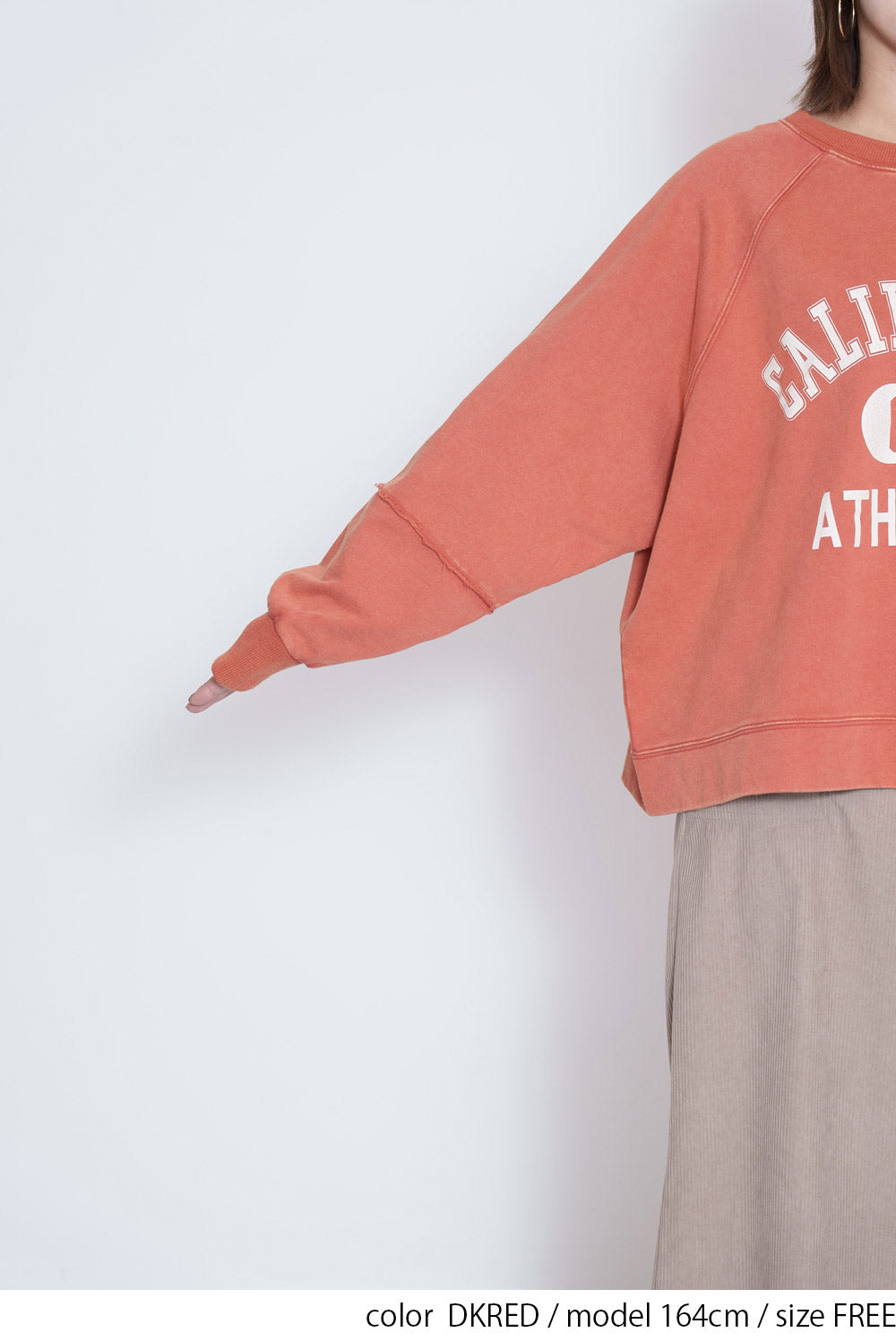 ≪SALE≫Brushed Fleece Patchwork Logo Sweatshirt