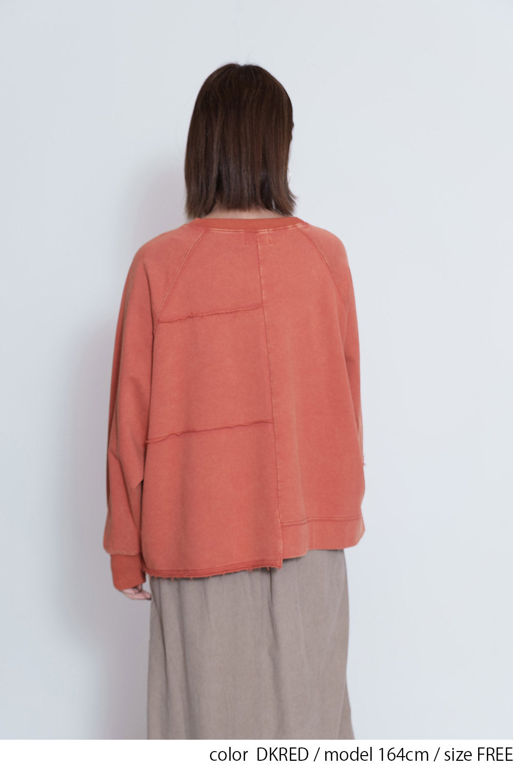 ≪SALE≫Brushed Fleece Patchwork Logo Sweatshirt