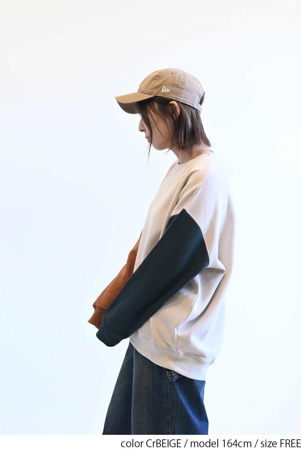 裏起毛ゆるプルオーバー
