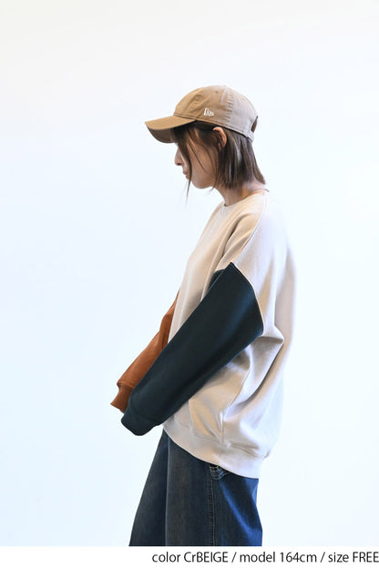 裏起毛ゆるプルオーバー