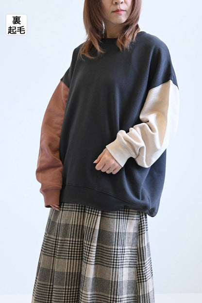 裏起毛ゆるプルオーバー