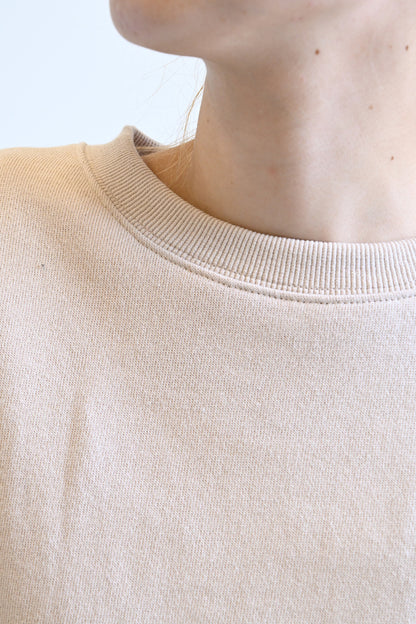 ≪SALE≫Brushed Fleece Rounded Hem Loose Tunic