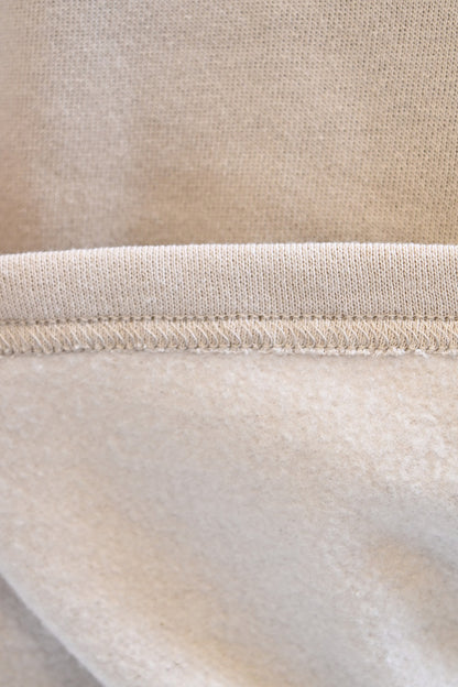 ≪SALE≫Brushed Fleece Rounded Hem Loose Tunic