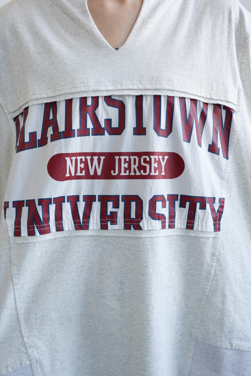 ≪SALE≫ Powder Wash Panel Print Pullover