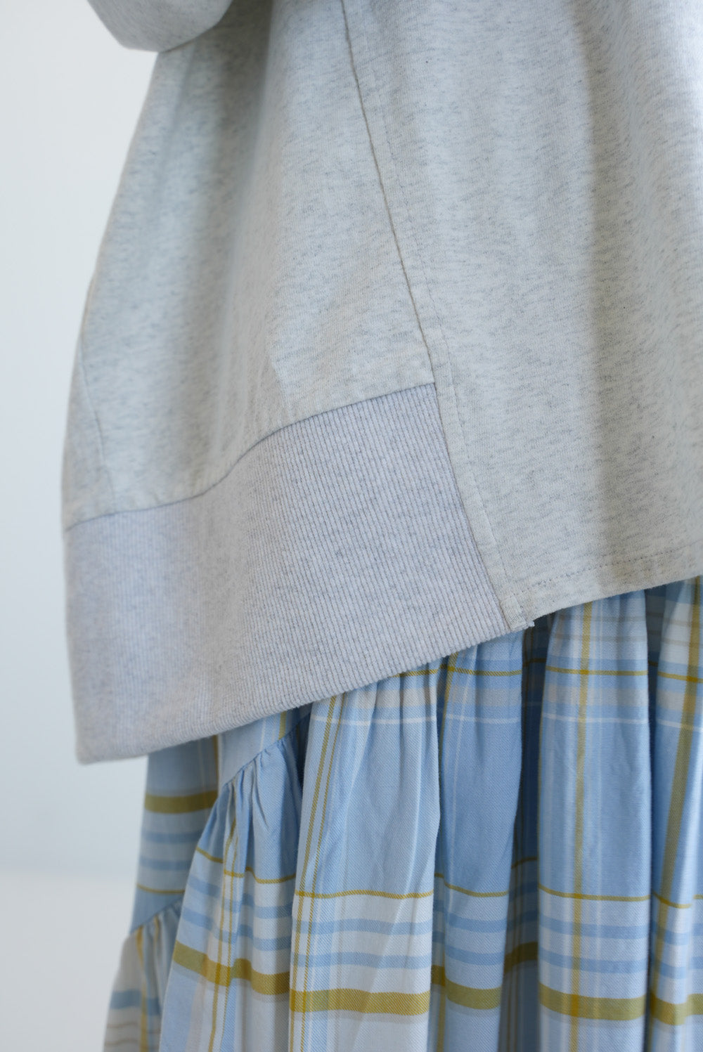 ≪SALE≫ Powder Wash Panel Print Pullover