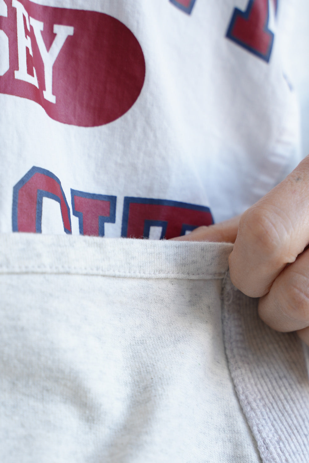 ≪SALE≫ Powder Wash Panel Print Pullover