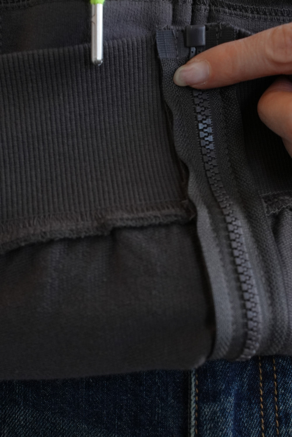 Hooded Color-Blocked Fleece Dolman Hoodie