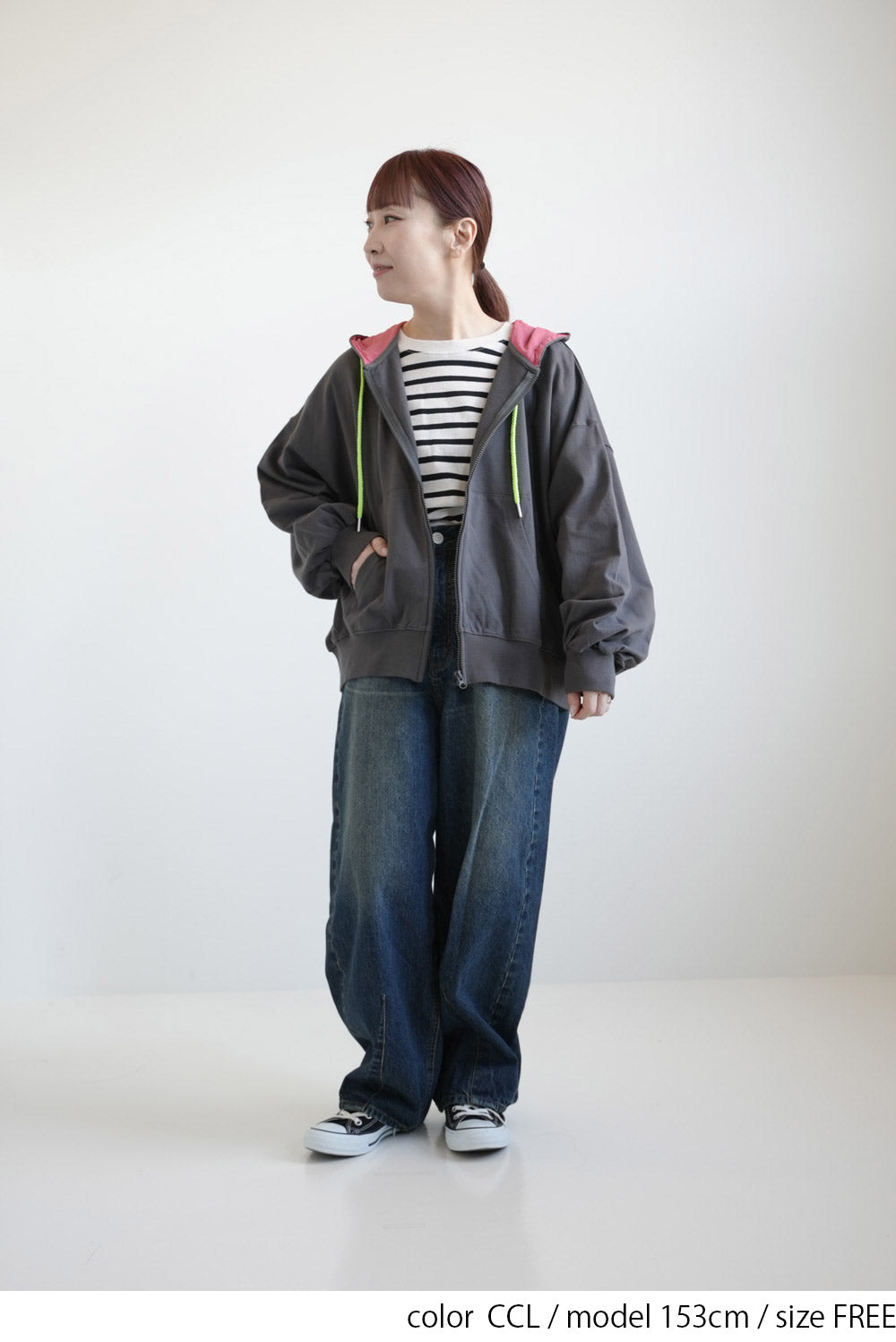 Hooded Color-Blocked Fleece Dolman Hoodie