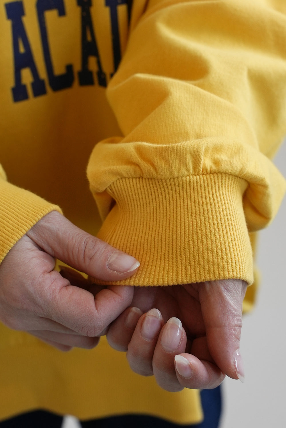 Fleece Logo Color-Blocked Stitch Big Pullover