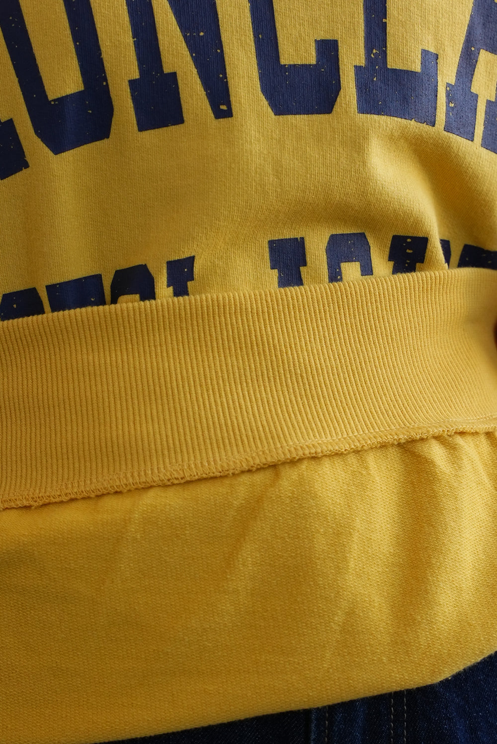 Fleece Logo Color-Blocked Stitch Big Pullover