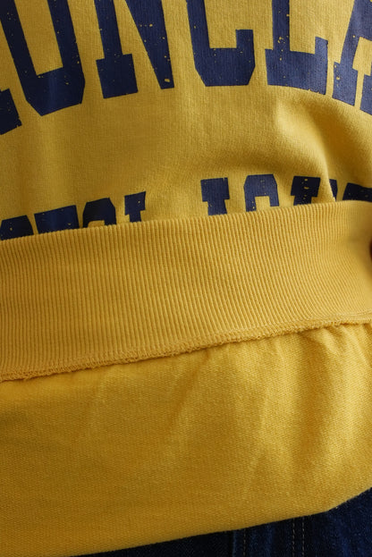 Fleece Logo Color-Blocked Stitch Big Pullover