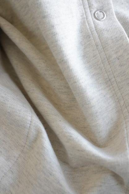 Fleece Color-Blocked Crew Cardigan