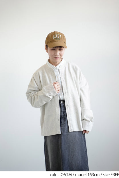 Fleece Color-Blocked Crew Cardigan