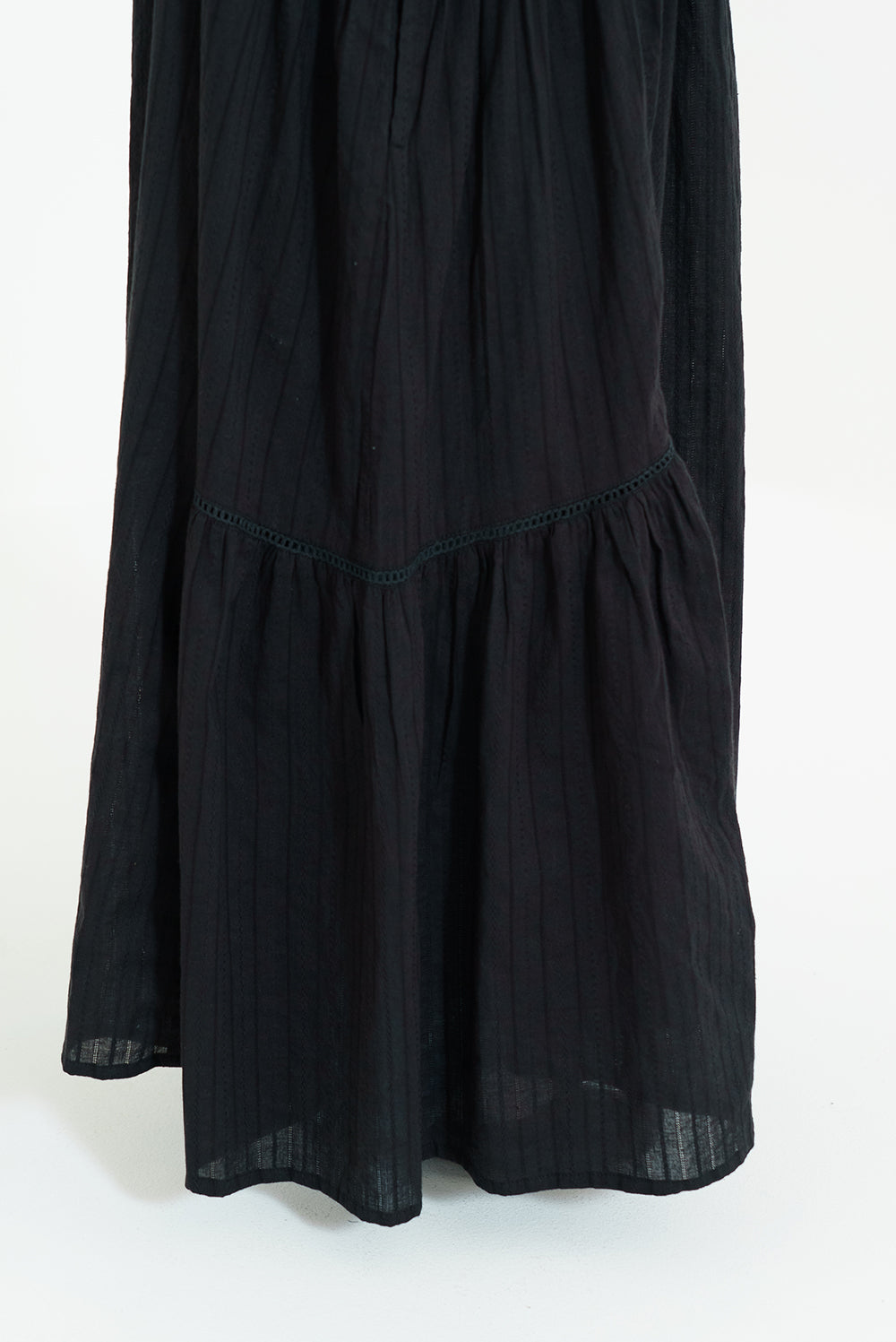 Light and Soft Cotton Dobby Stripe Camisole Dress