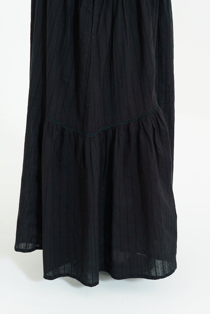 Light and Soft Cotton Dobby Stripe Camisole Dress