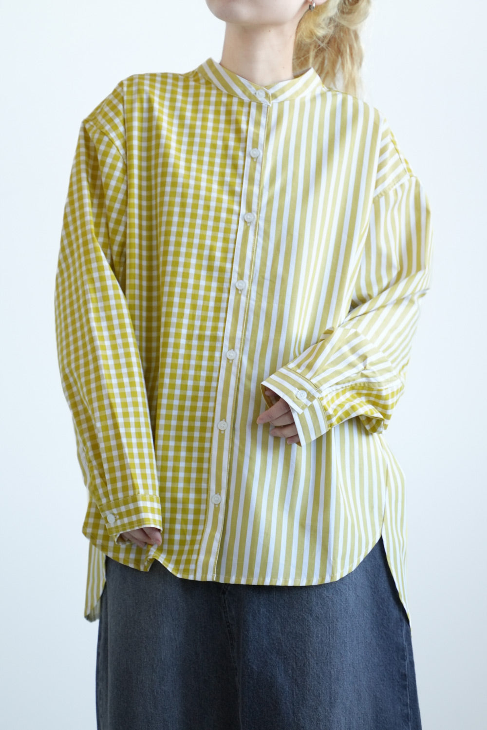 チェックxストライプシャツ – HEART MARKET