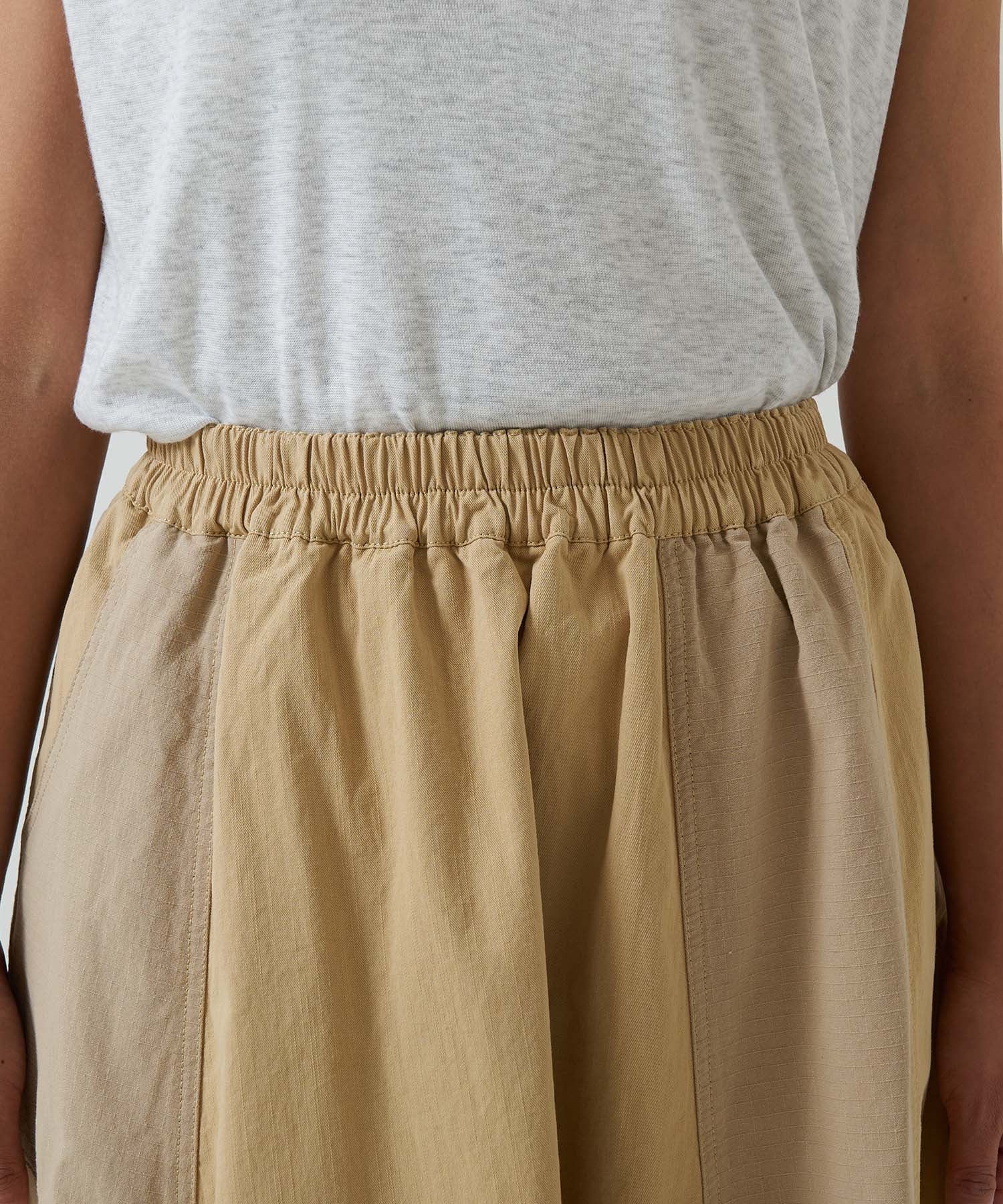 ★《Arriving April 27》Twill × Ripstop Balloon Skirt