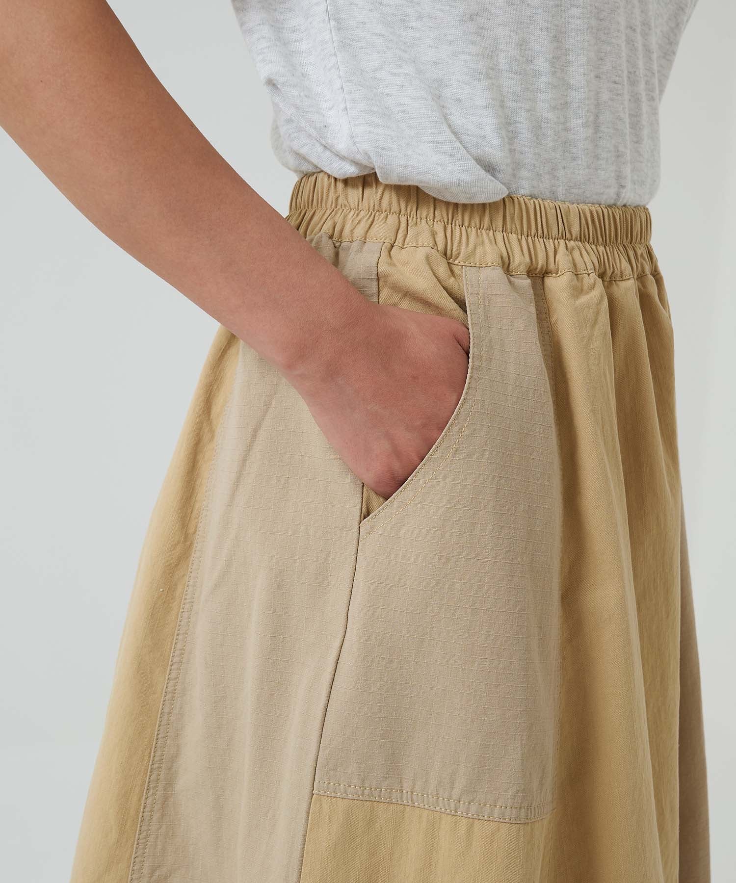 ★《Arriving April 27》Twill × Ripstop Balloon Skirt