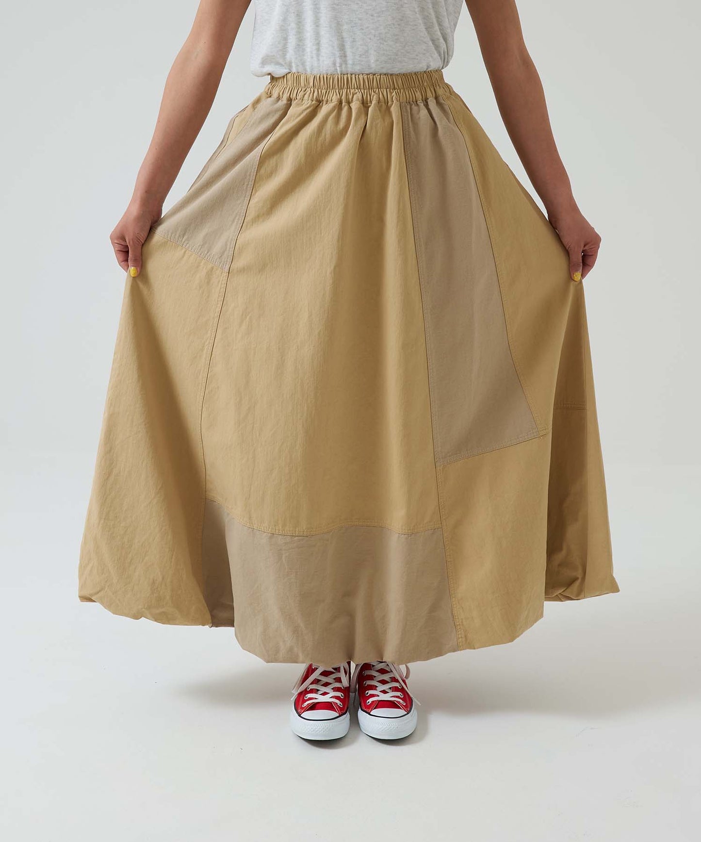 ★《Arriving April 27》Twill × Ripstop Balloon Skirt