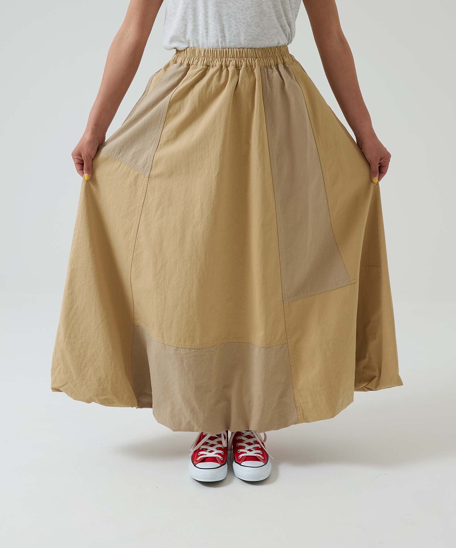 ★《Arriving April 27》Twill × Ripstop Balloon Skirt