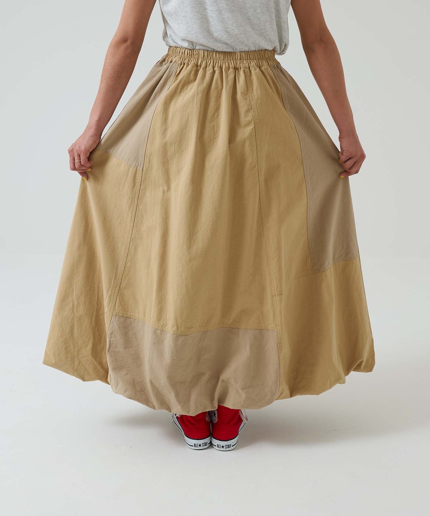 ★《Arriving April 27》Twill × Ripstop Balloon Skirt