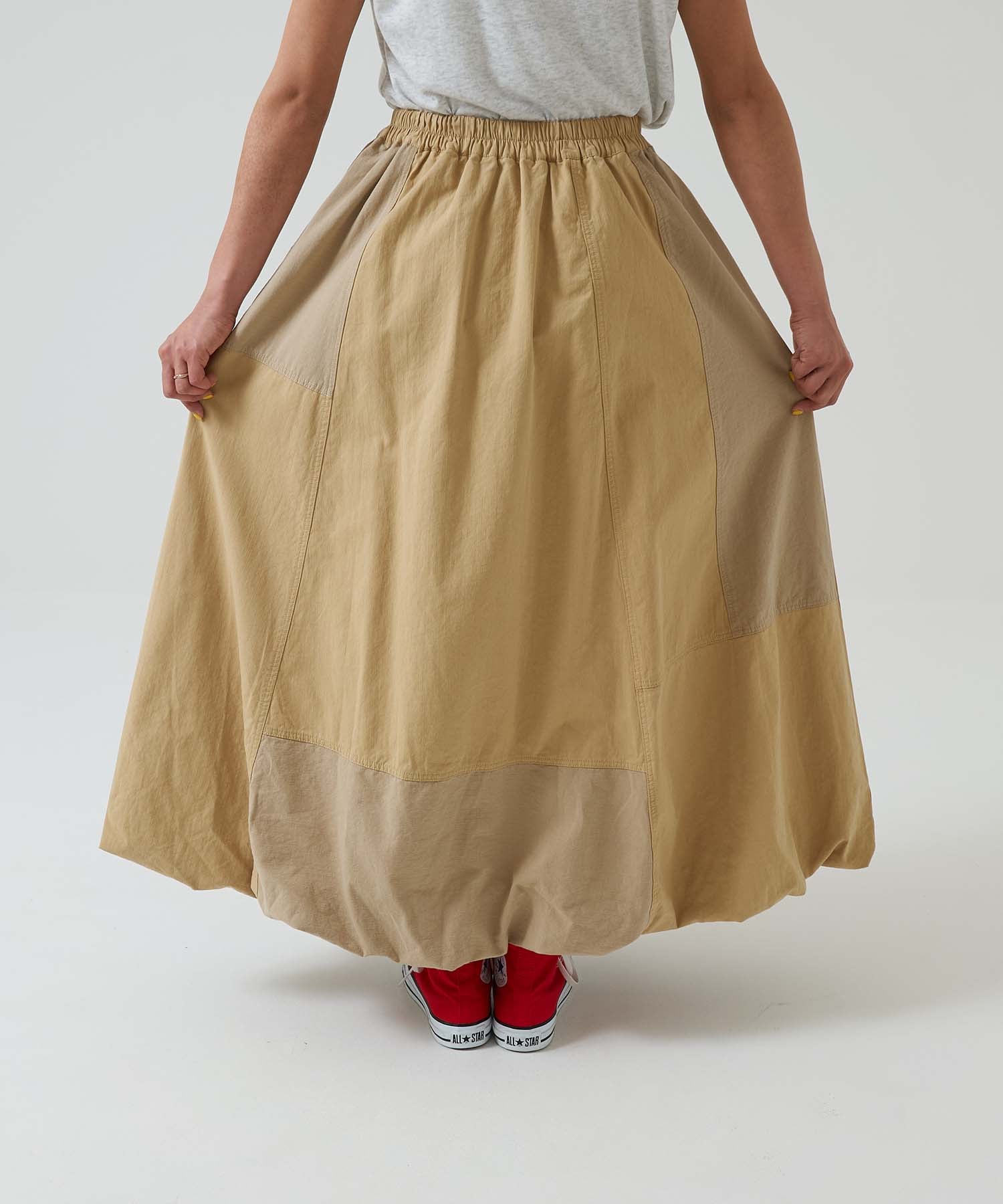 ★《Arriving April 27》Twill × Ripstop Balloon Skirt