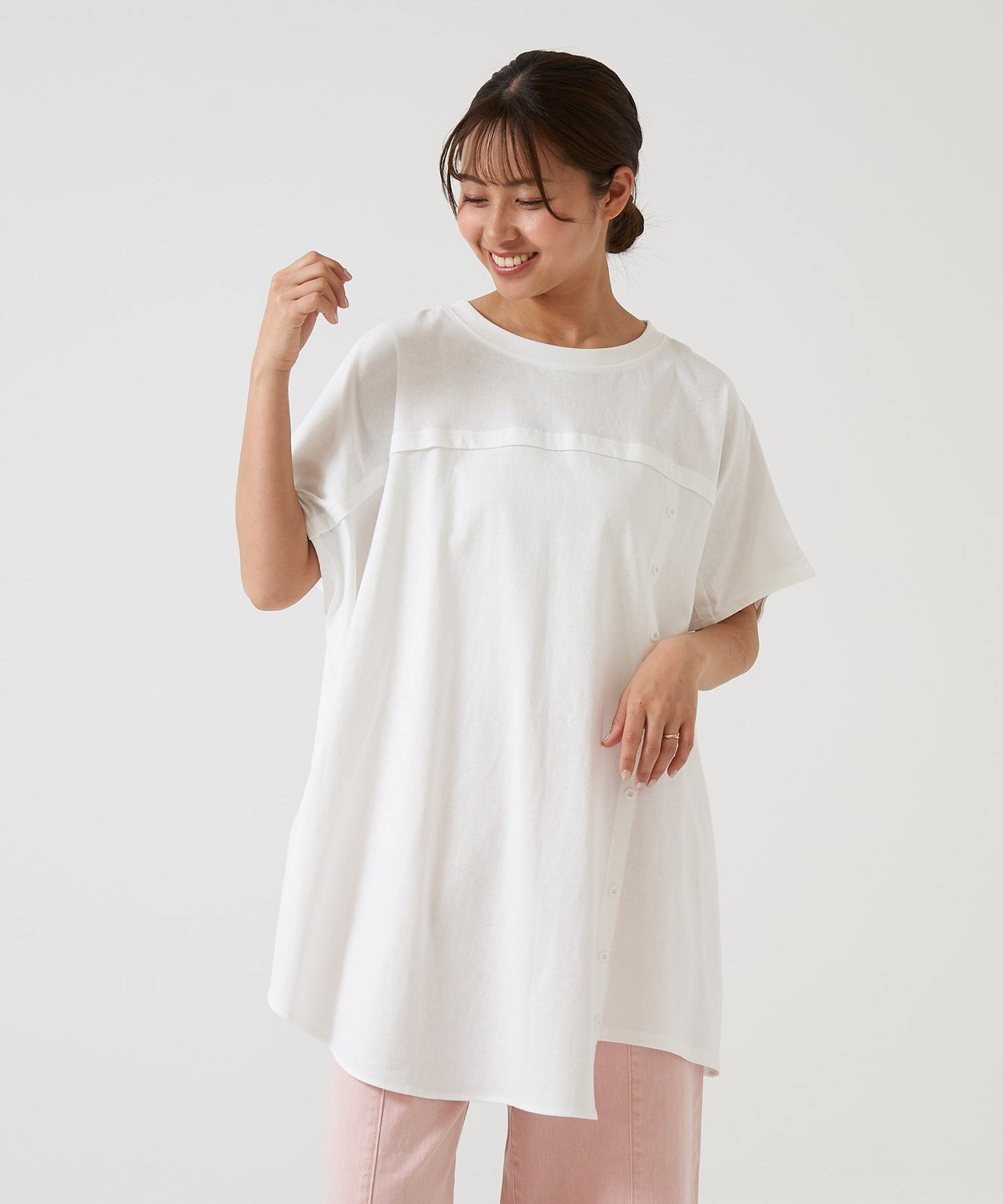 Button Switch Wide Tunic