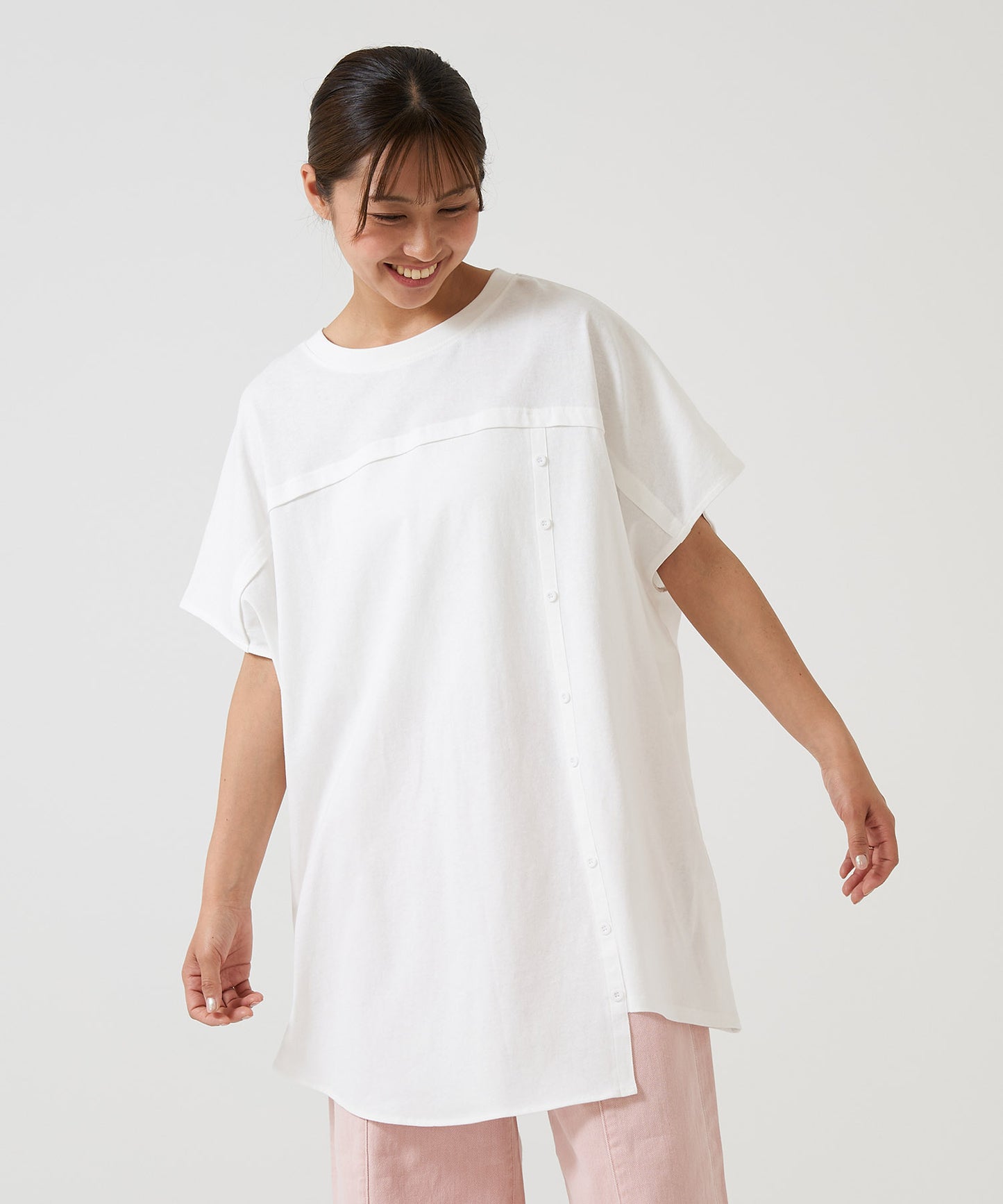 Button Switch Wide Tunic