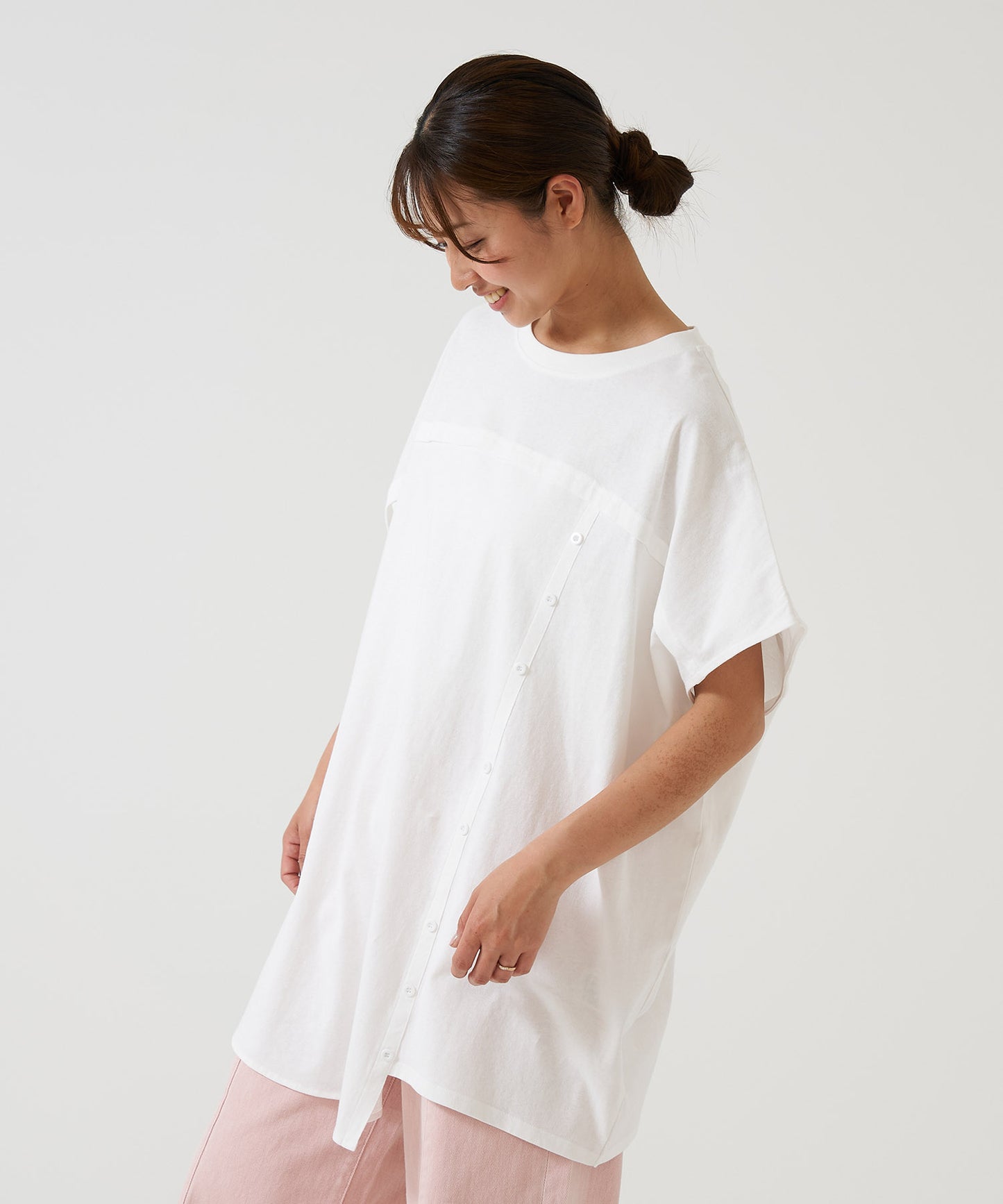 Button Switch Wide Tunic