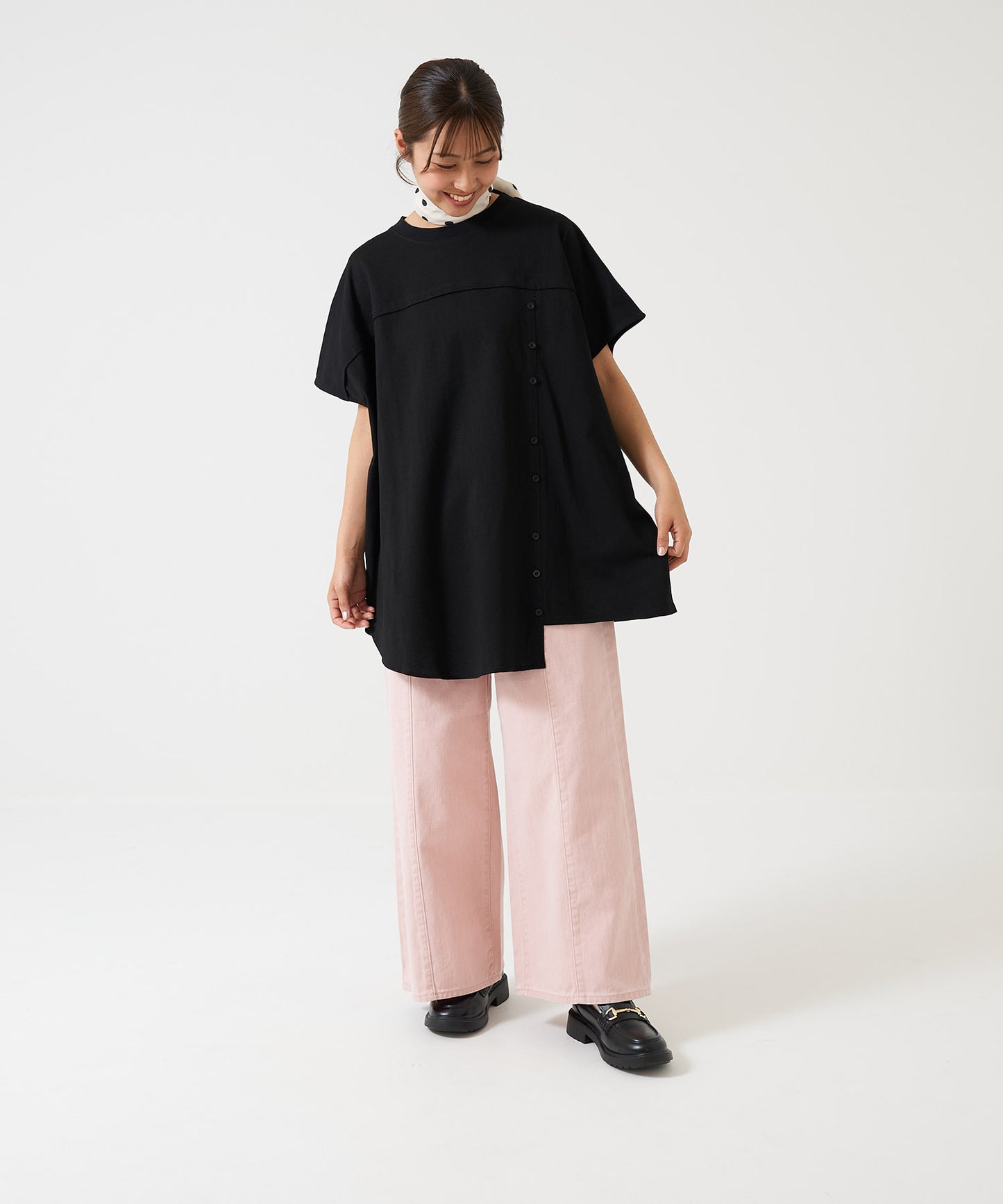 Button Switch Wide Tunic