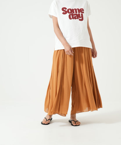 さらっと快適ワイドパンツ(裏地付き)
