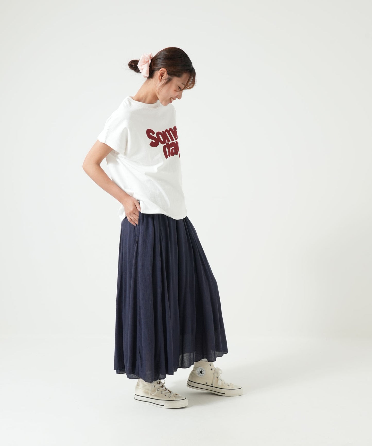 さらっと快適ワイドパンツ(裏地付き)