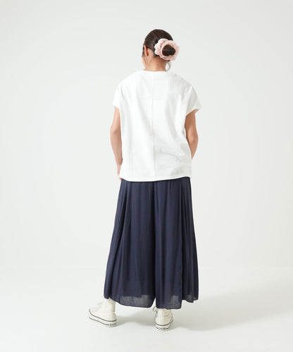 さらっと快適ワイドパンツ(裏地付き)