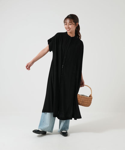 《5月21日入荷》さらっと快適フレンチスリーブワンピース