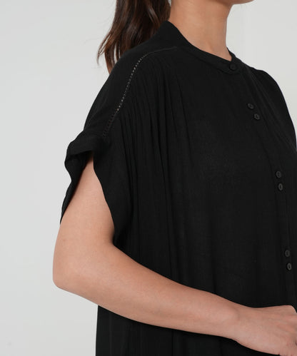 《5月21日入荷》さらっと快適フレンチスリーブワンピース