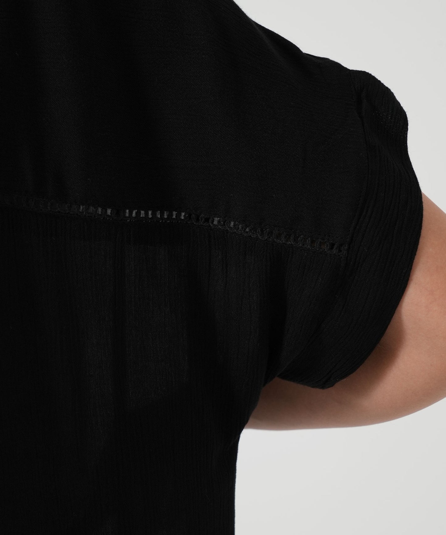 《5月21日入荷》さらっと快適フレンチスリーブワンピース