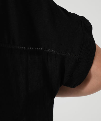 《5月21日入荷》さらっと快適フレンチスリーブワンピース