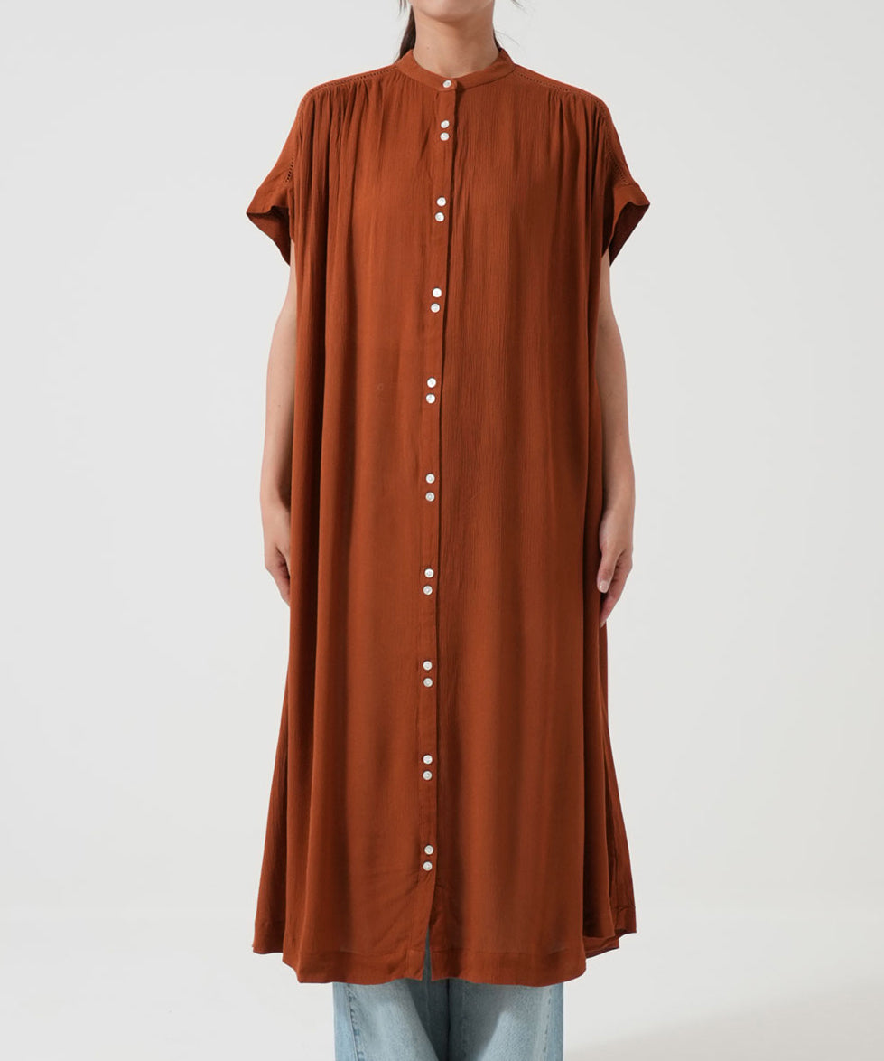 《5月21日入荷》さらっと快適フレンチスリーブワンピース