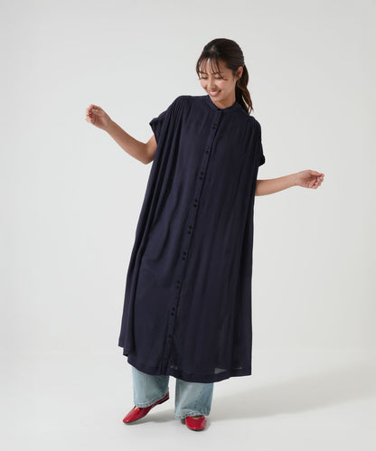 《5月21日入荷》さらっと快適フレンチスリーブワンピース