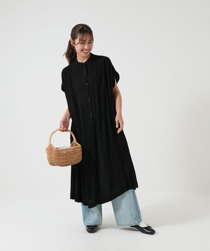 《5月21日入荷》さらっと快適フレンチスリーブワンピース