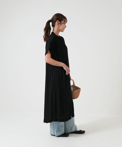 《5月21日入荷》さらっと快適フレンチスリーブワンピース
