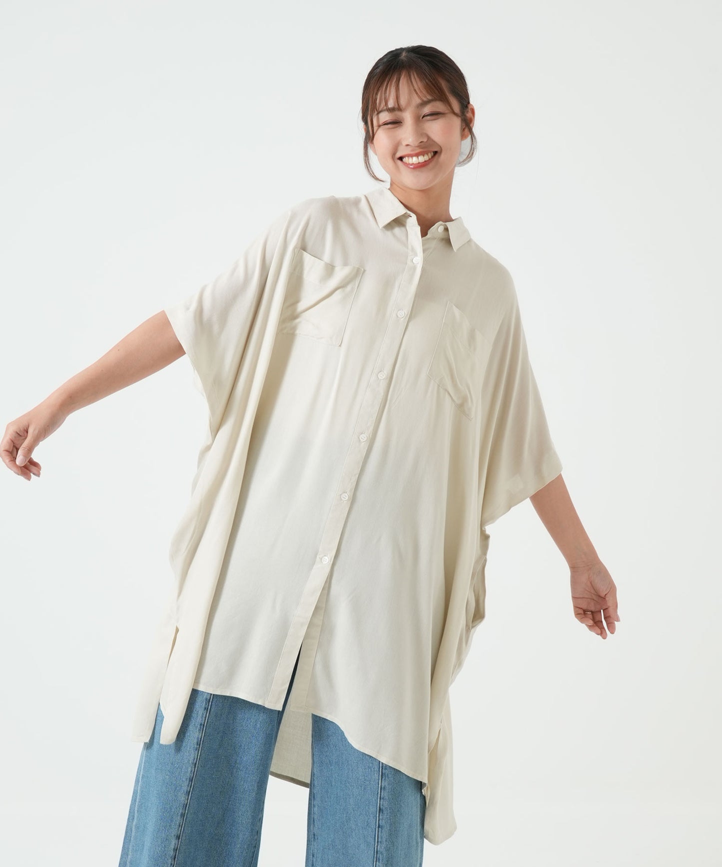 さらっと快適フレンチスリーブチュニック