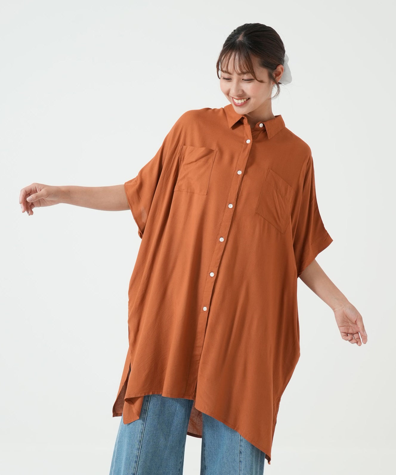 さらっと快適フレンチスリーブチュニック