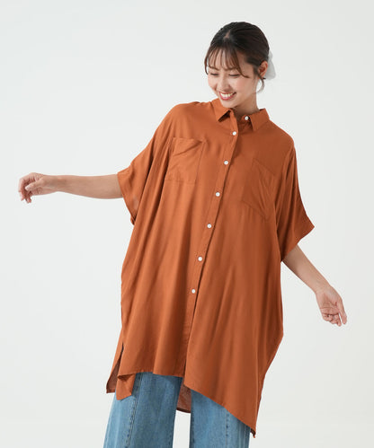 さらっと快適フレンチスリーブチュニック