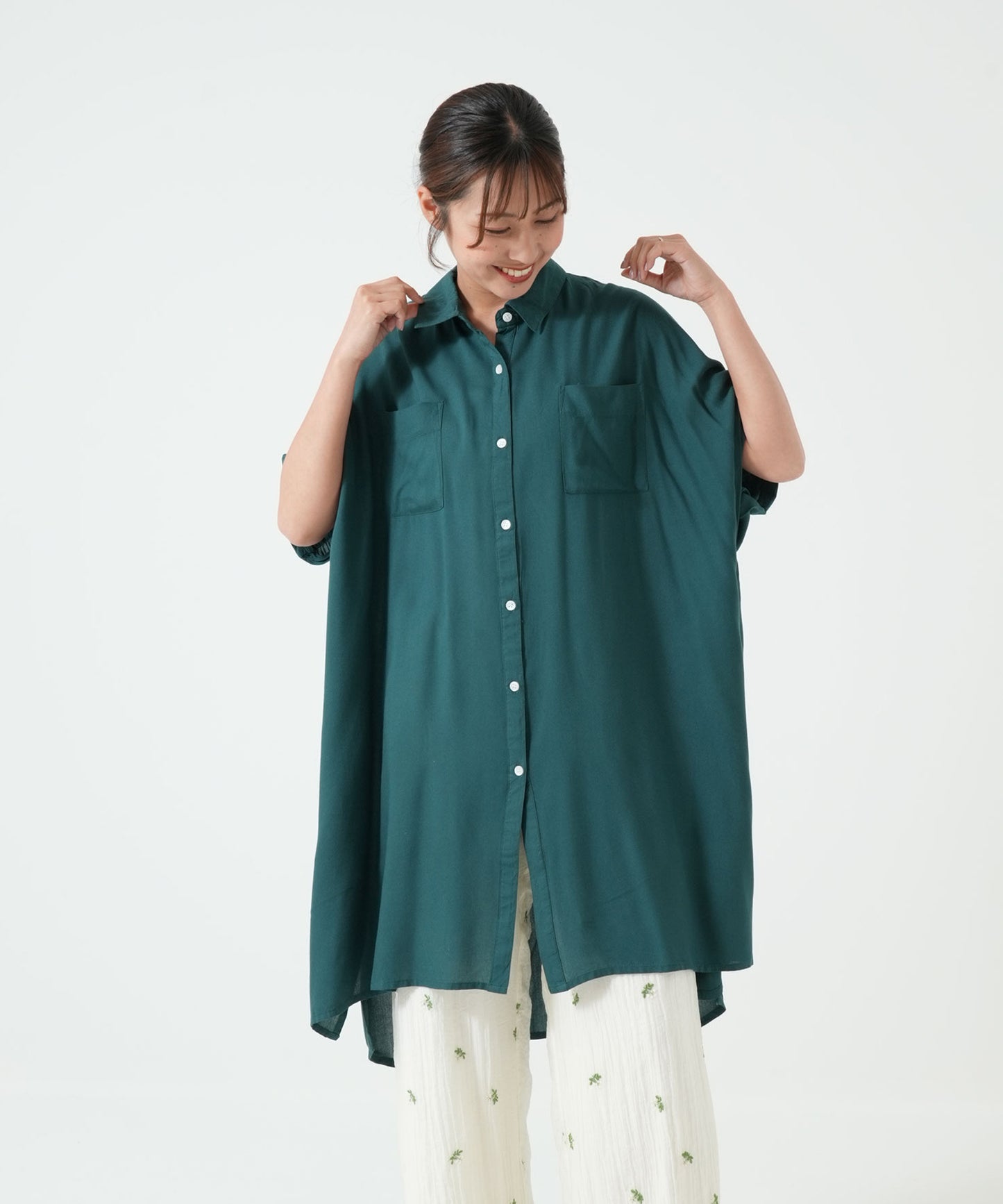 さらっと快適フレンチスリーブチュニック