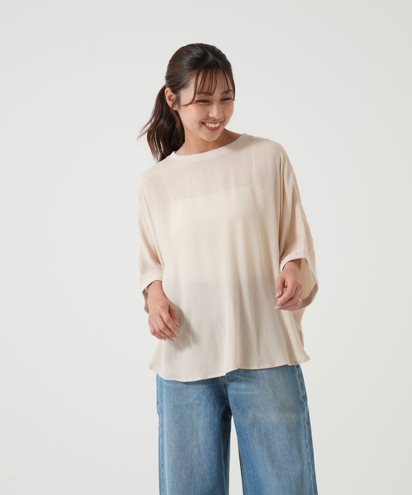 《5月21日入荷》さらっと快適Tシャツブラウス