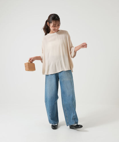 《5月21日入荷》さらっと快適Tシャツブラウス